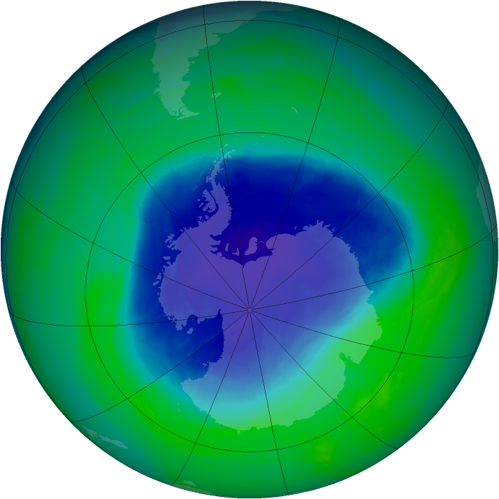 Ozone Map 2004-11-07